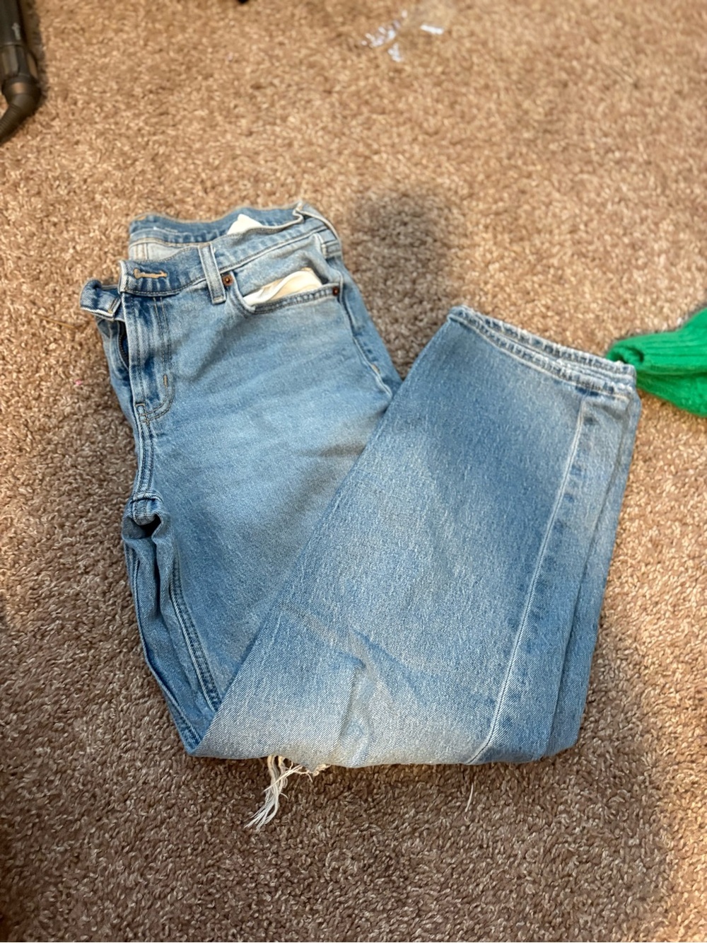Old Navy Light Blue Straight-Leg Women’s Jeans
